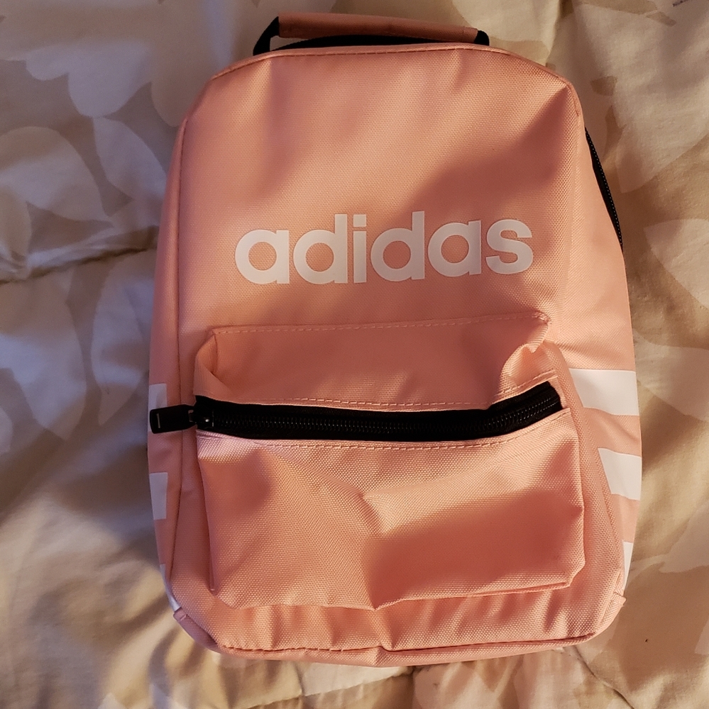 New Pink And White Adidas Lunchbox Bag